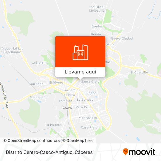 Mapa Distrito Centro-Casco-Antiguo