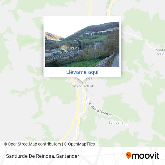 Mapa Santiurde De Reinosa