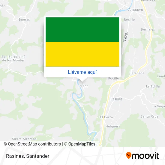 Mapa Rasines