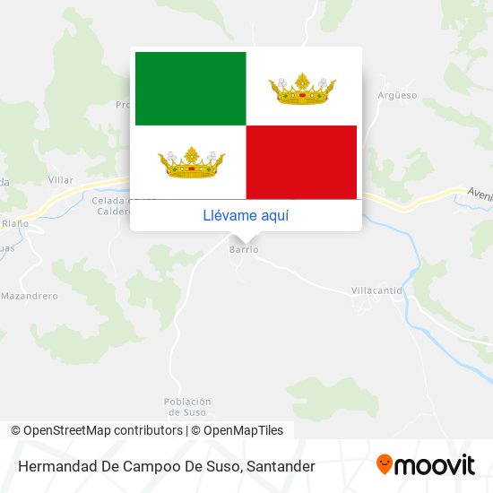 Mapa Hermandad De Campoo De Suso