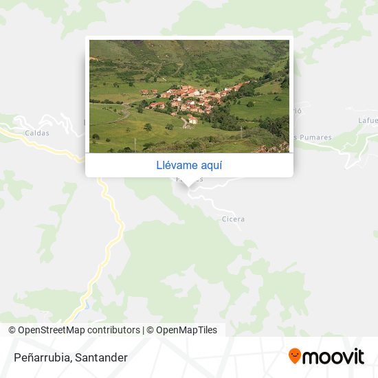 Mapa Peñarrubia