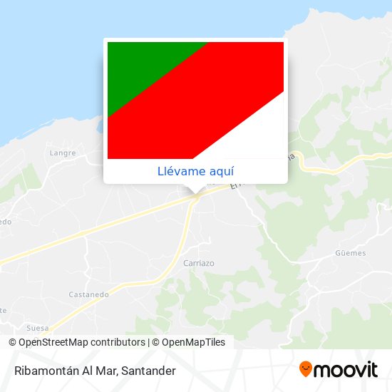 Mapa Ribamontán Al Mar