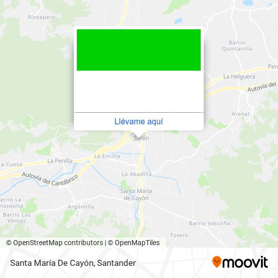 Mapa Santa María De Cayón
