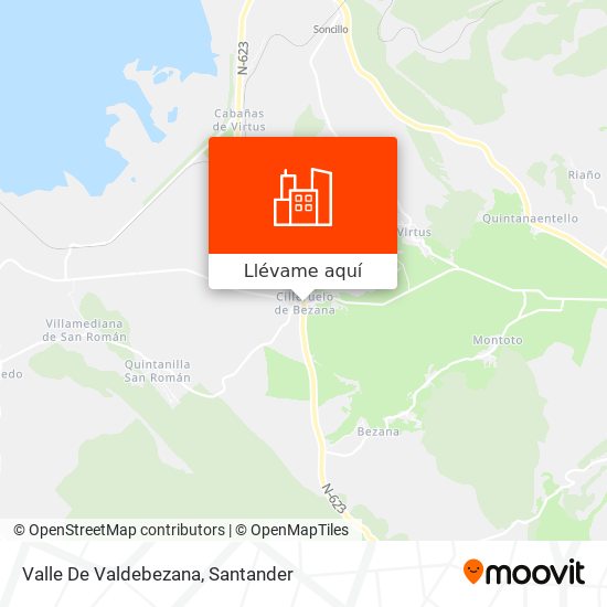 Mapa Valle De Valdebezana