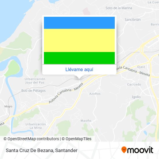 Mapa Santa Cruz De Bezana