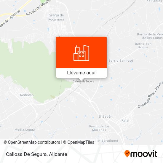 Mapa Callosa De Segura