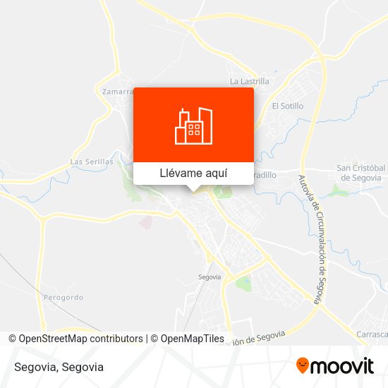 Mapa Segovia