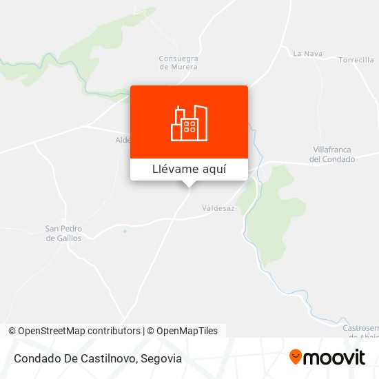 Mapa Condado De Castilnovo