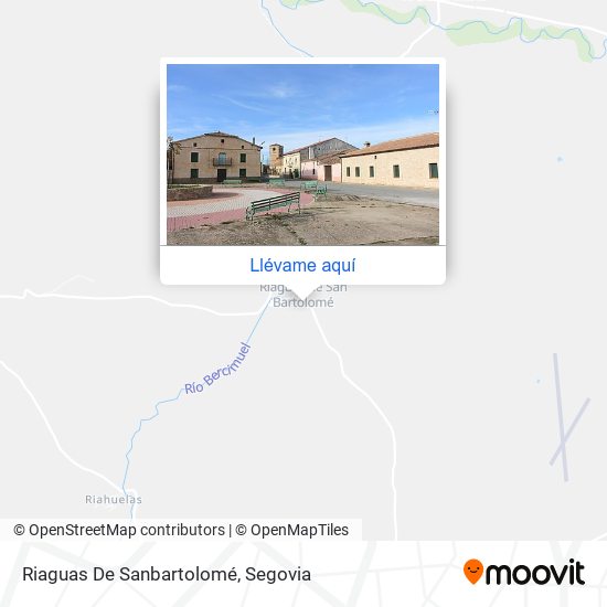 Mapa Riaguas De Sanbartolomé