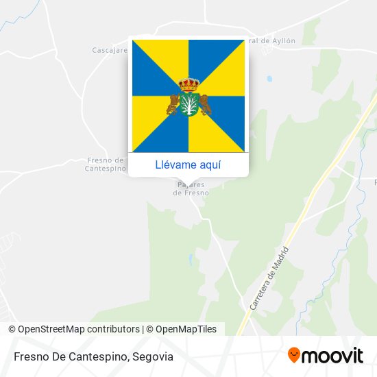 Mapa Fresno De Cantespino