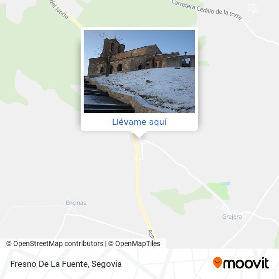 Mapa Fresno De La Fuente