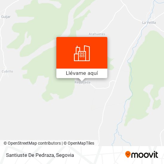Mapa Santiuste De Pedraza