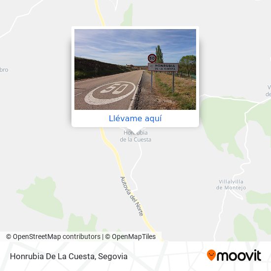 Mapa Honrubia De La Cuesta