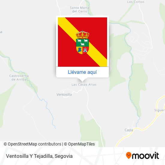 Mapa Ventosilla Y Tejadilla
