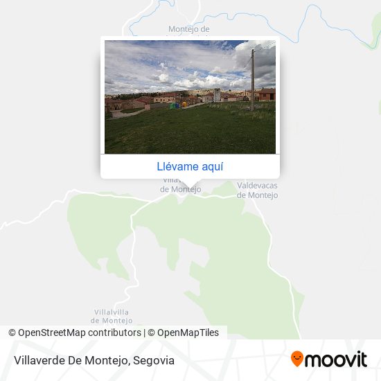 Mapa Villaverde De Montejo