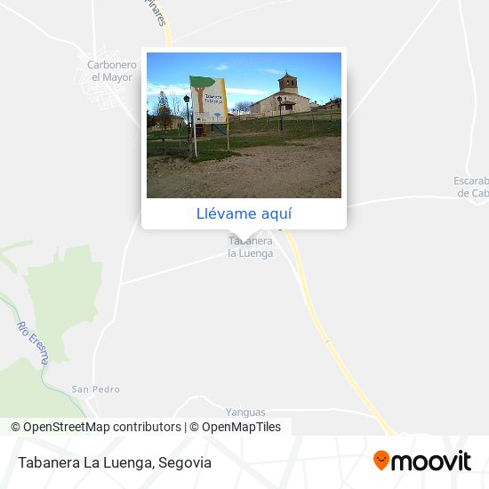 Mapa Tabanera La Luenga