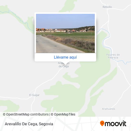 Mapa Arevalillo De Cega