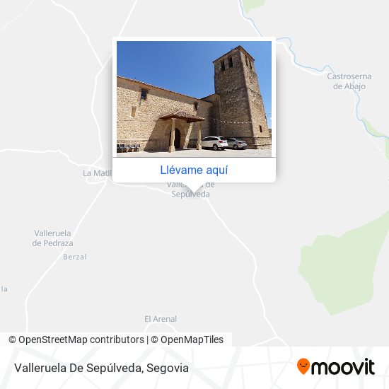 Mapa Valleruela De Sepúlveda