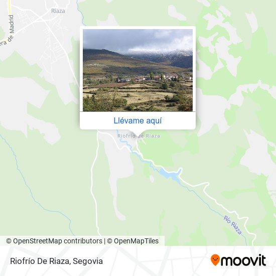 Mapa Riofrío De Riaza