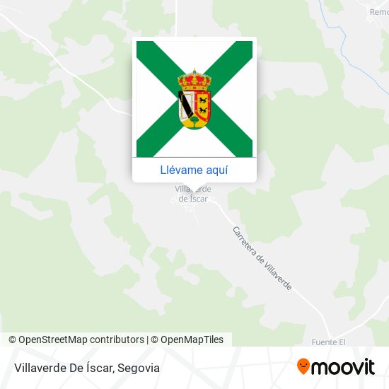 Mapa Villaverde De Íscar