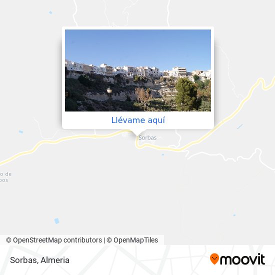 Mapa Sorbas