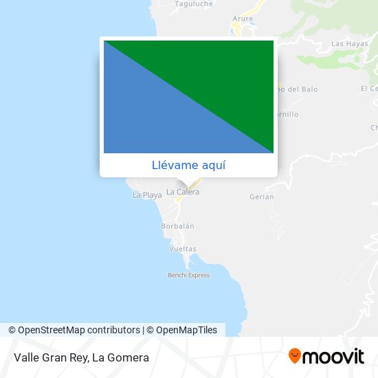 Mapa Valle Gran Rey