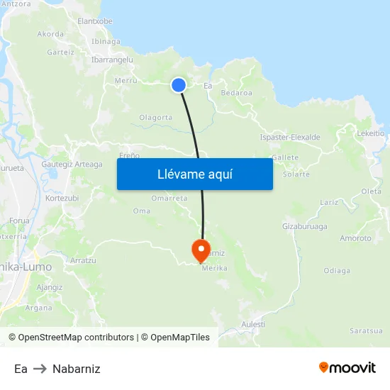 Ea to Nabarniz map