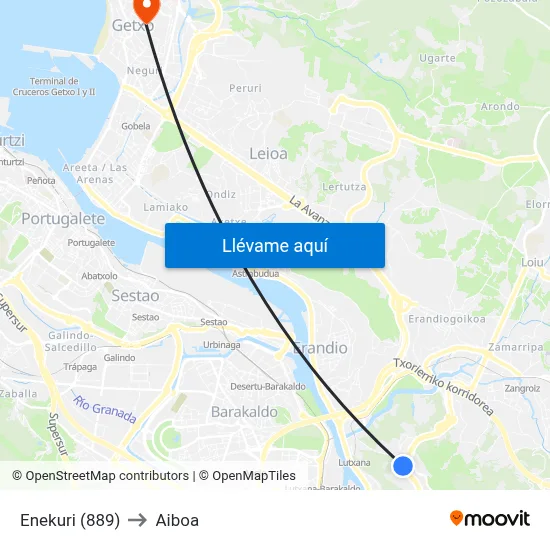 Enekuri (889) to Aiboa map