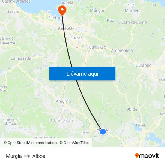 Murgia to Aiboa map