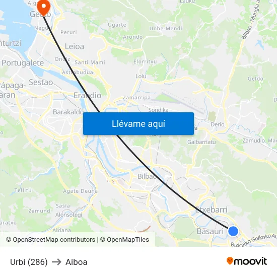 Urbi (286) to Aiboa map