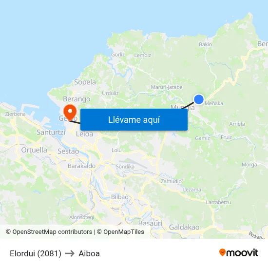 Elordui (2081) to Aiboa map