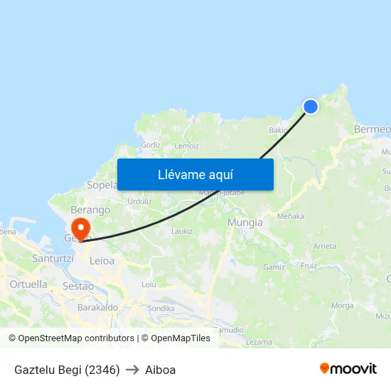 Gaztelu Begi (2346) to Aiboa map