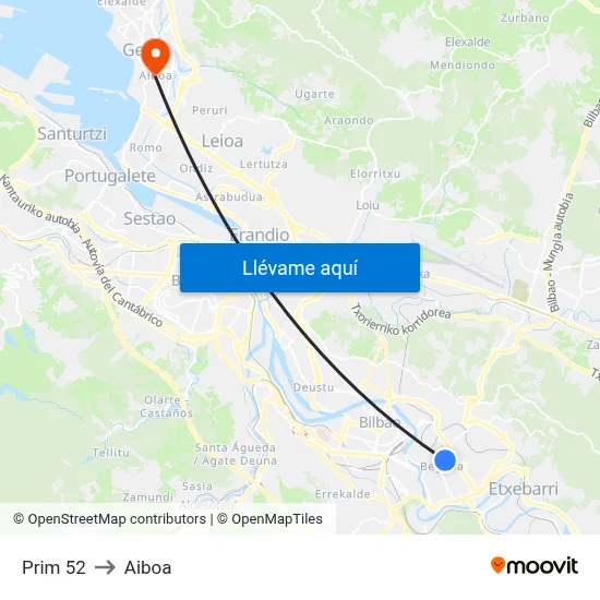 Prim 52 to Aiboa map