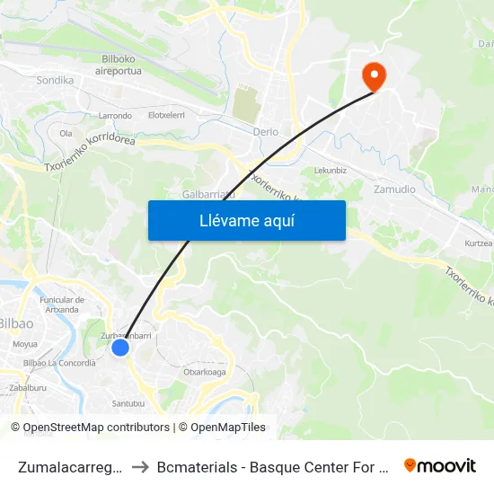 Zumalacarregui 38 to Bcmaterials - Basque Center For Materials map