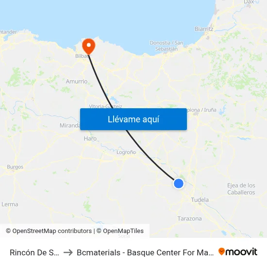 Rincón De Soto to Bcmaterials - Basque Center For Materials map