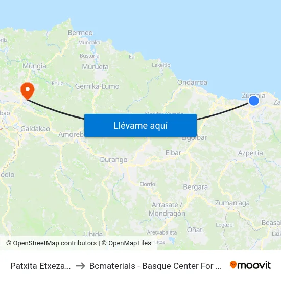 Patxita Etxezarreta to Bcmaterials - Basque Center For Materials map