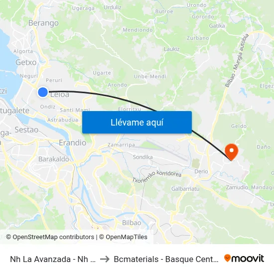 Nh La Avanzada - Nh La Avanzada to Bcmaterials - Basque Center For Materials map