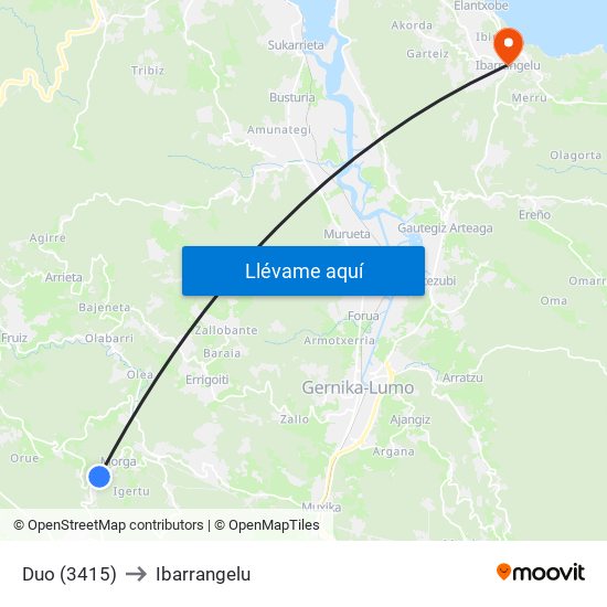 Duo (3415) to Ibarrangelu map