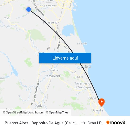 Buenos Aires - Deposito De Agua (Calicanto) [Torrent] to Grau I Platja map