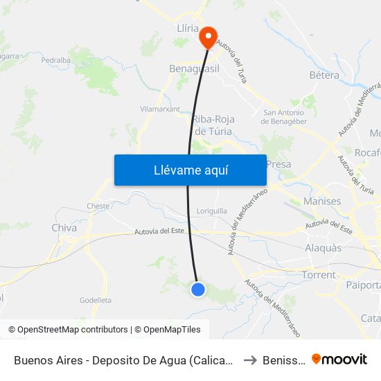 Buenos Aires - Deposito De Agua (Calicanto) [Torrent] to Benissanó map