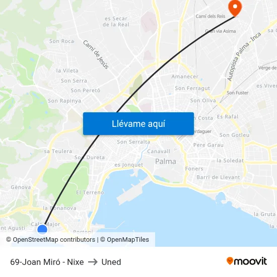69-Joan Miró - Nixe to Uned map