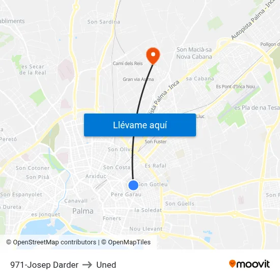 971-Josep Darder to Uned map