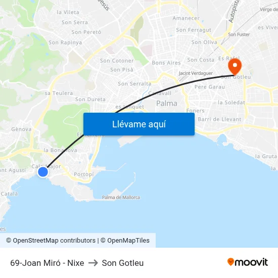 69-Joan Miró - Nixe to Son Gotleu map