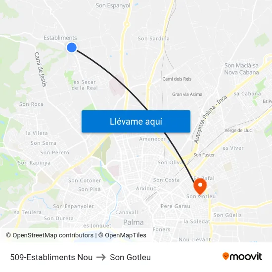 509-Establiments Nou to Son Gotleu map