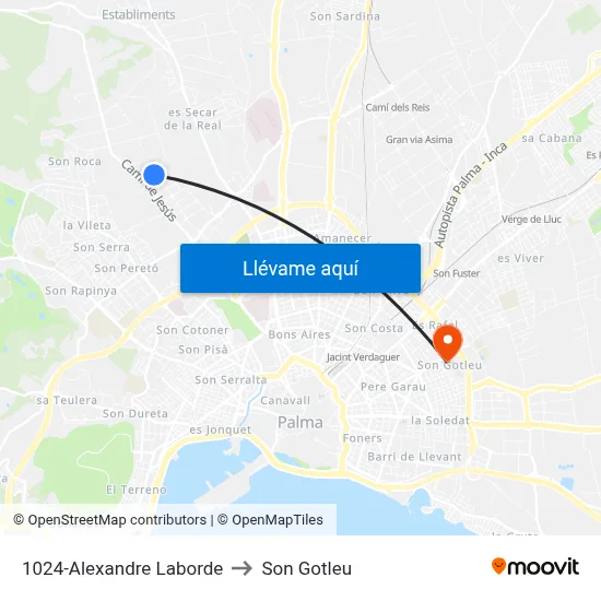 1024-Alexandre Laborde to Son Gotleu map