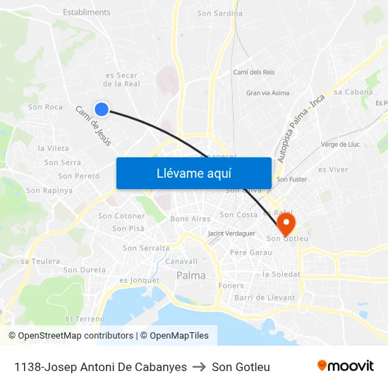 1138-Josep Antoni De Cabanyes to Son Gotleu map