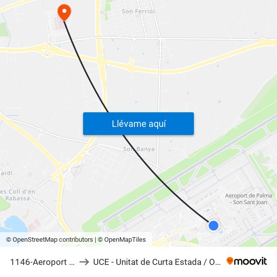 1146-Aeroport - Arribades to UCE - Unitat de Curta Estada / Observació Urgències map