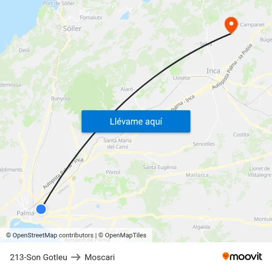213-Son Gotleu to Moscari map