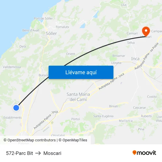 572-Parc Bit to Moscari map
