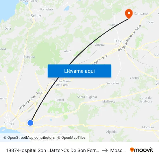 1987-Hospital Son Llàtzer-Cs De Son Ferriol to Moscari map